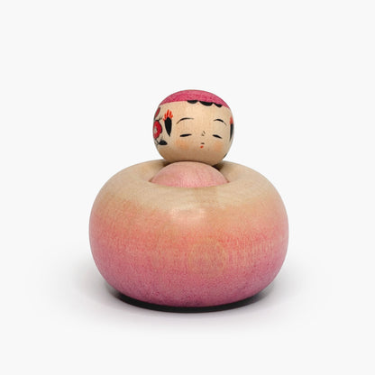 Ejiko Kokeshi – Sunset – Yajiro Tradition