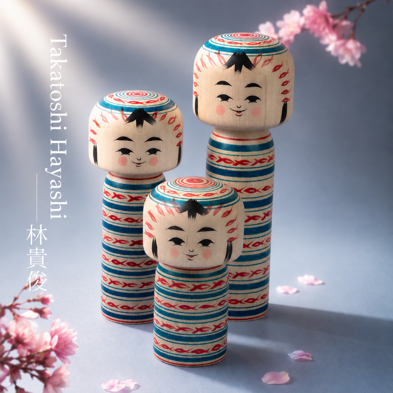 Ishinomaki Kokeshi | Set of 3