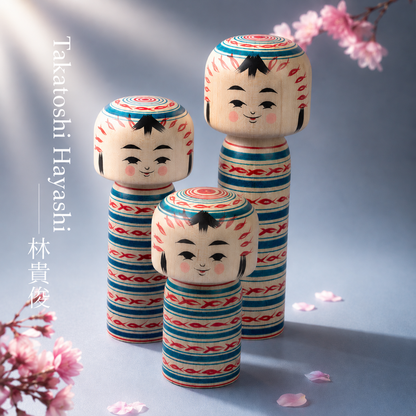 Ishinomaki Kokeshi | Set of 3